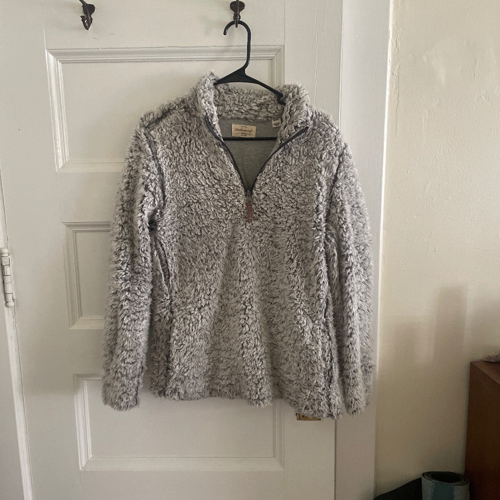 Super Soft and warm quarter-zip Weatherproof sweater